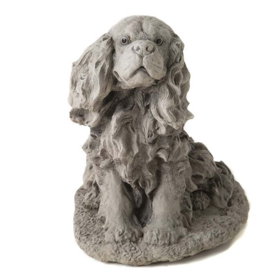 Stone Cast King Charles Spaniel Ornament