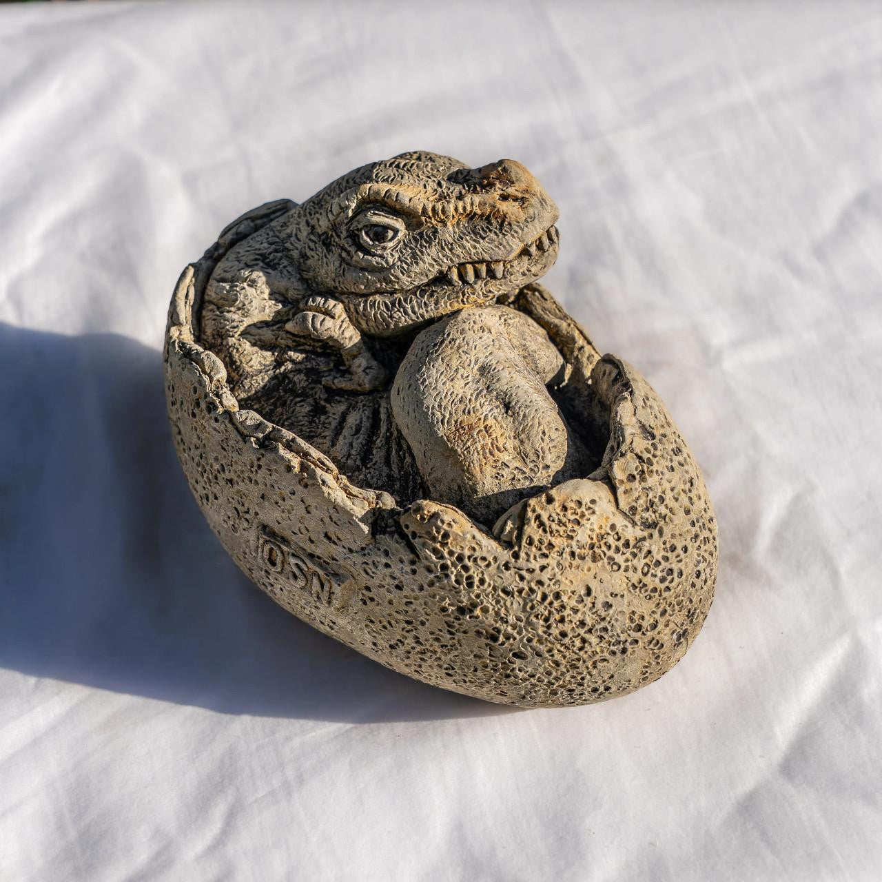 Small Stone Cast Tyrannosaurus Garden Sculpture Dinosaur Animal Statue