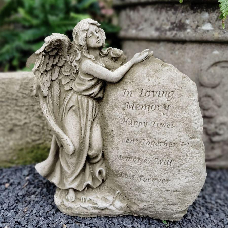 Stonecast In Loving Memory Angel Memorial