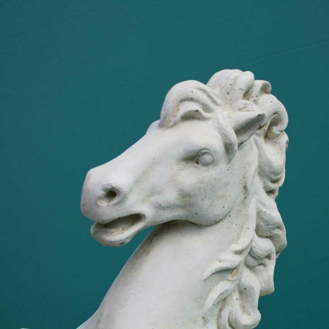 Stunning Large Rearing Horse on Wall Design Base 140cm tall