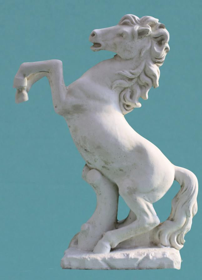 Stunning Large Rearing Horse Statue