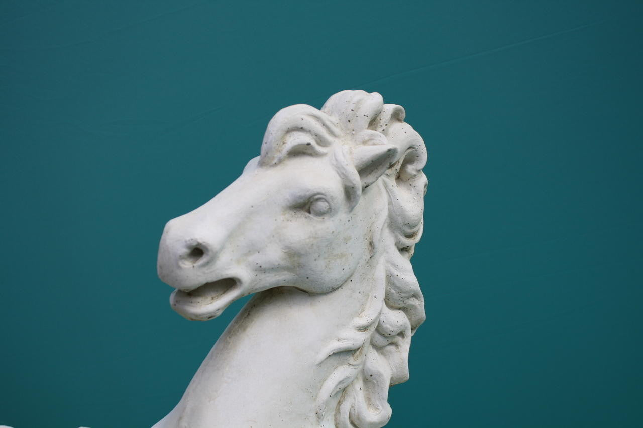 Stunning Large Rearing Horse Statue