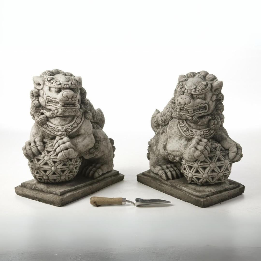 Stunning Pair of Large Foo Dogs statues