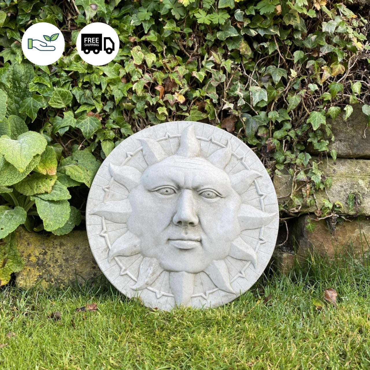 Wall Plaque Sun Design
