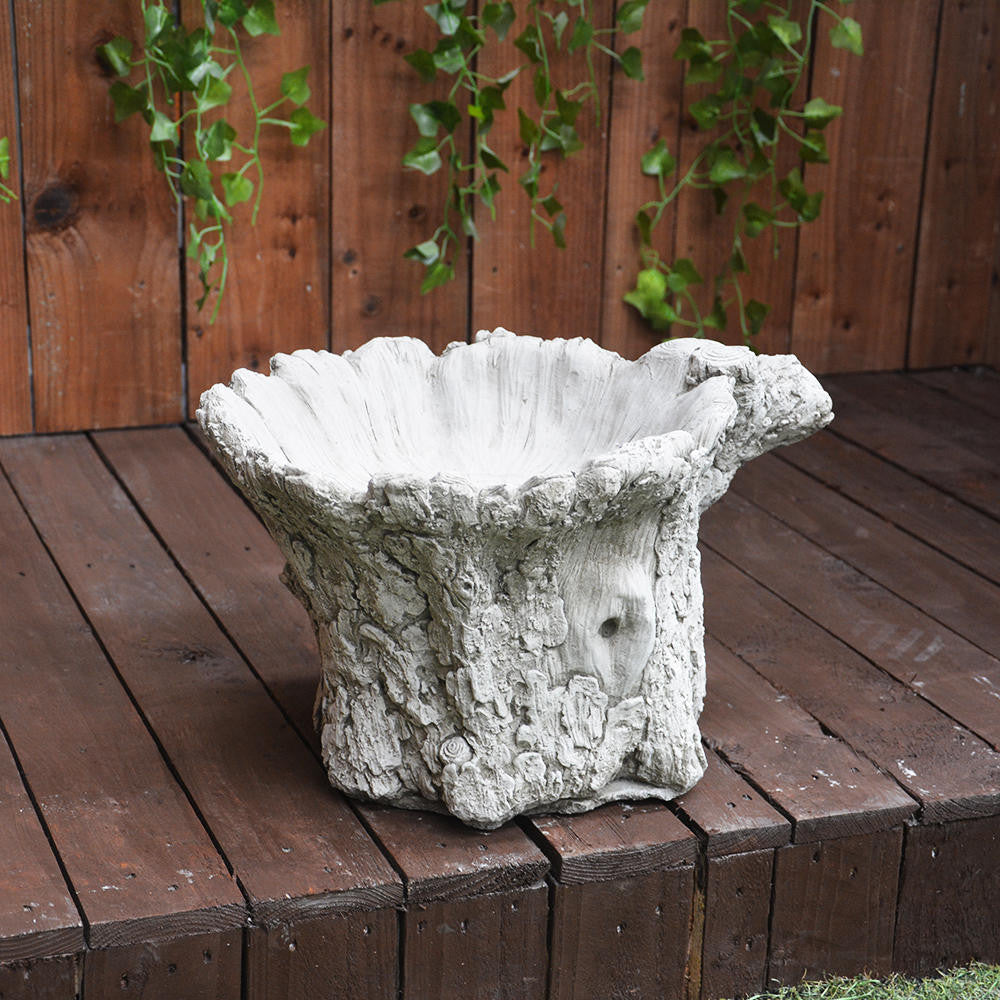 Tree Trunk shaped Birdbath