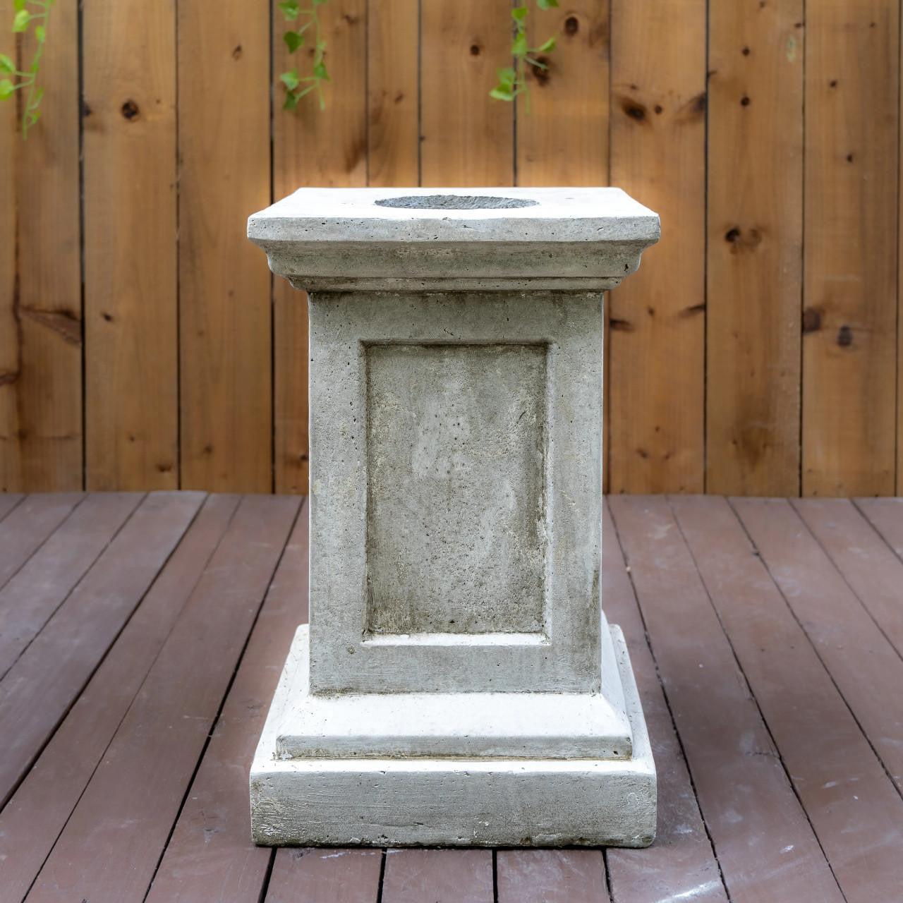 Very Large Square Plinth Victorian Pedestal Column