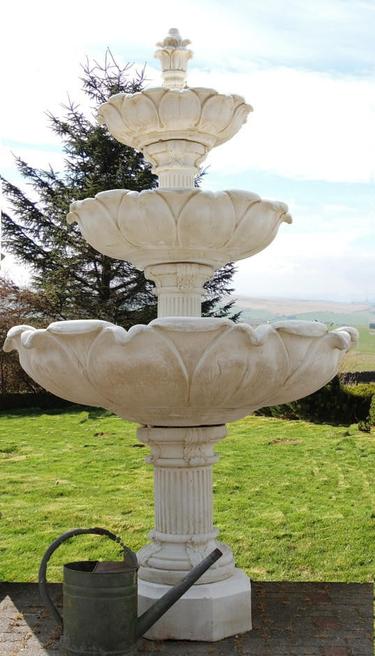 Very Large Tall Tulip Design Fountain
