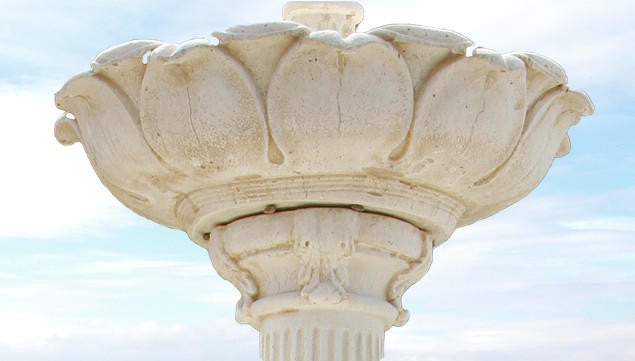 Very Large Tall Tulip Design Fountain