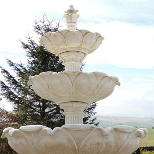 Very Large Tall Tulip Design Fountain